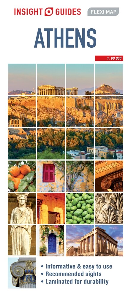 Insight Guides Flexi Map Athens (Insight Maps) (Sheet Map, 6 Revised edition)