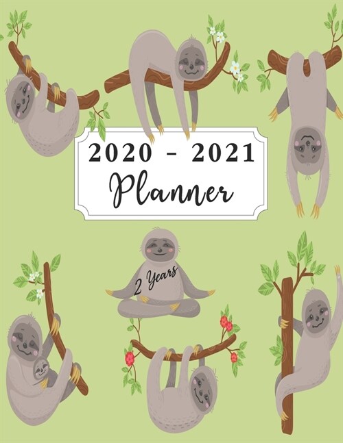 2020-2021 Planner 2 Years: 2 Years Planner Calendar Personalized January 2020 up to December 2021 Contains extra lined pages to record notes with (Paperback)