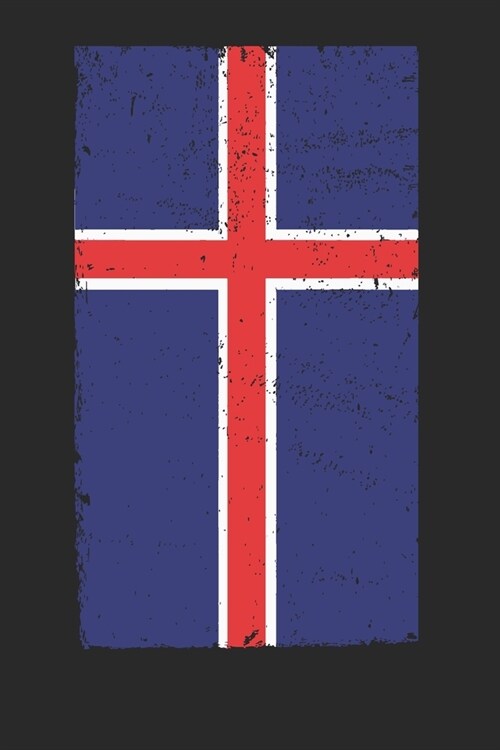 Iceland Flag: Blank Lined Iceland Flag Notebook for Icelanders - 6x9 Inch - 120 Pages (Paperback)