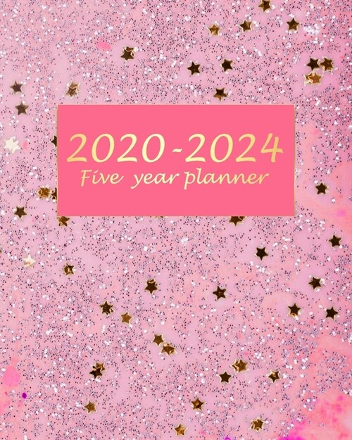 2020-2024 Five Year Planner: Rose Gold 5 year monthly planner Calendar Schedule Organizer (60 Months) For The Next Five Years With Holidays and ins (Paperback)