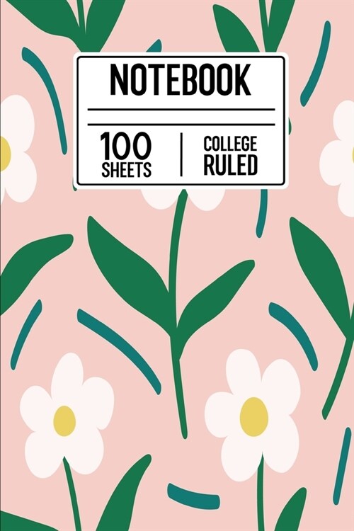 Notebook 100 Sheets College Ruled: 100 Page Notebook Or Journal For Professionals and Students, Teachers and Writers (Paperback)