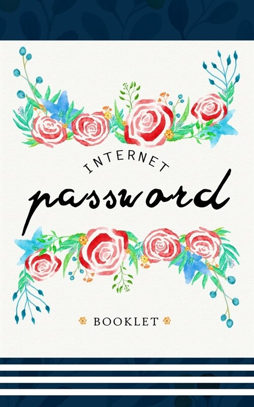 Internet Password Booklet: Personal Internet Address & Password log book with Alphabetic Tabs (Paperback)