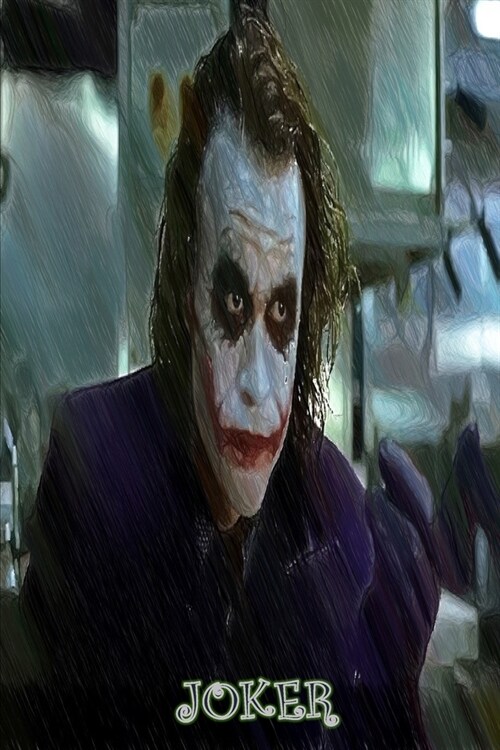 Joker: DC Batman Dark Knight Themed Notebook Journal 6 x 9 (Paperback)