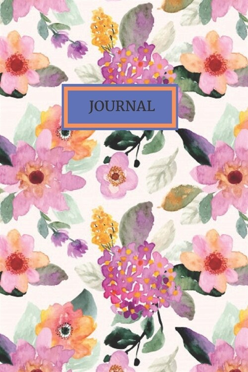 Lined Notebook: Vintage Floral/Flowers Designs- Journal, Notebook, Diary(College Ruled) Vintage Flowers and botanical Designs. Composi (Paperback)