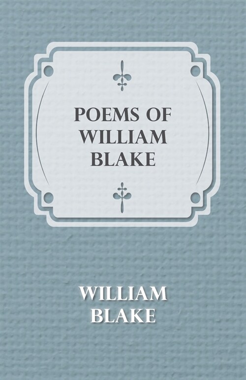 Poems of William Blake (Paperback)