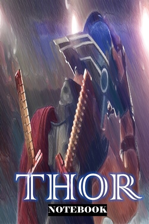 Thor: Power Of Thunder; Marvel Themed Notebook Journal 6 x 9 inch (Paperback)