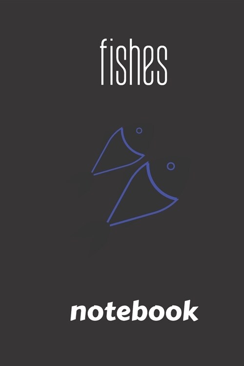 Fishes Notebook: small lined Fish Notebook / Travel Journal to write in (6 x 9) 120 pages (Paperback)