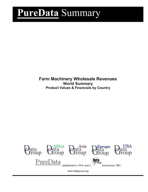 Farm Machinery Wholesale Revenues World Summary: Product Values & Financials by Country (Paperback)