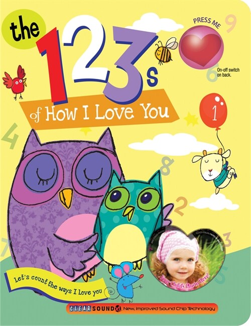 The 123s of How I Love You (Board Books, Kidzsize Clear)