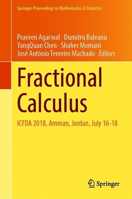 Fractional Calculus: Icfda 2018, Amman, Jordan, July 16-18 (Hardcover, 2019)