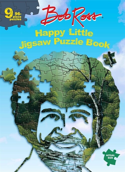 Bob Ross Happy Little Jigsaw Puzzle Book (Hardcover)