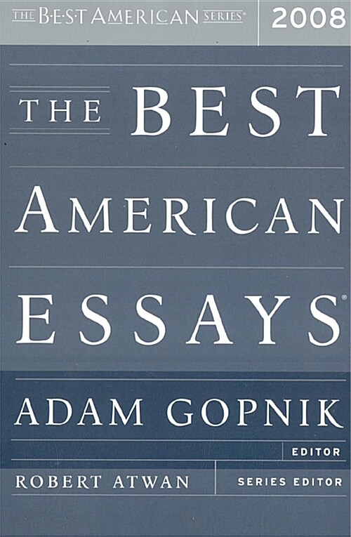 [중고] The Best American Essays (Paperback, 2008)
