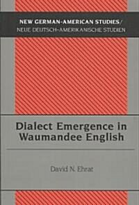 Dialect Emergence in Waumandee English (Paperback, 1st)
