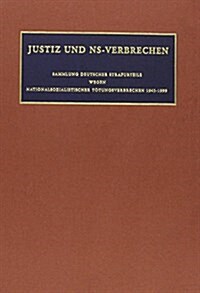 Justiz Und NS-Verbrechen 38 ** (Hardcover)