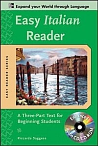 Easy Italian Reader W/CD-ROM: A Three-Part Text for Beginning Students [With CDROM] (Paperback, 2)
