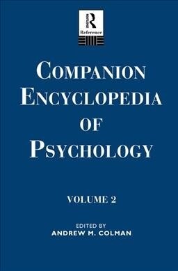 Companion Encyclopedia of Psychology : Volume Two (Hardcover)