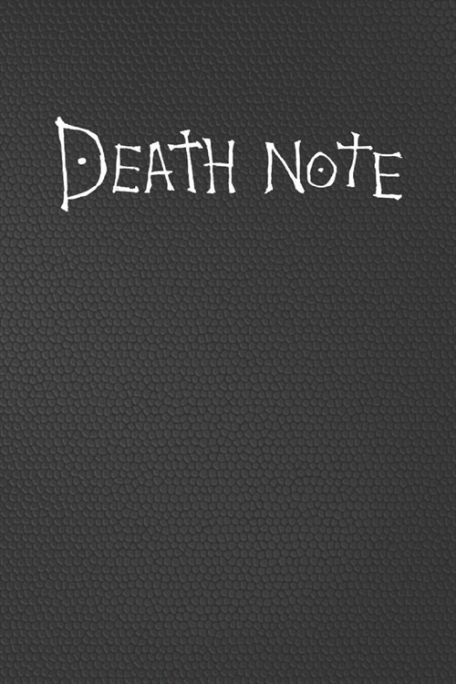 Death Note Notebook / Journal: Anime Manga Notebook - Lined Paper For Journal Diary Planner And Notes (Paperback)