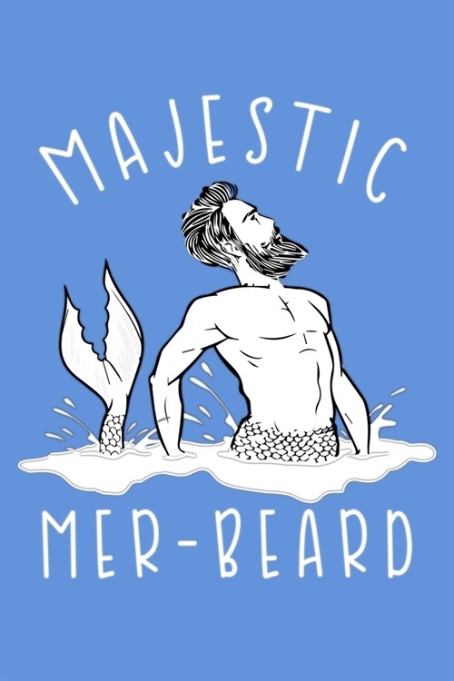 Majestic Mer Beard: Notebook Wide Rule (Paperback)