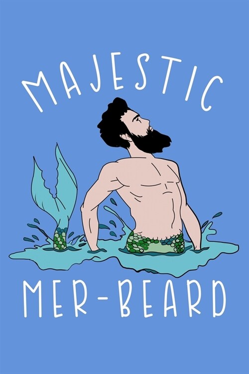 Majestic Mer Beard: Notebook Wide Rule (Paperback)