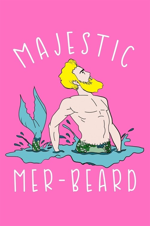 Majestic Mer Beard: Notebook Wide Rule (Paperback)