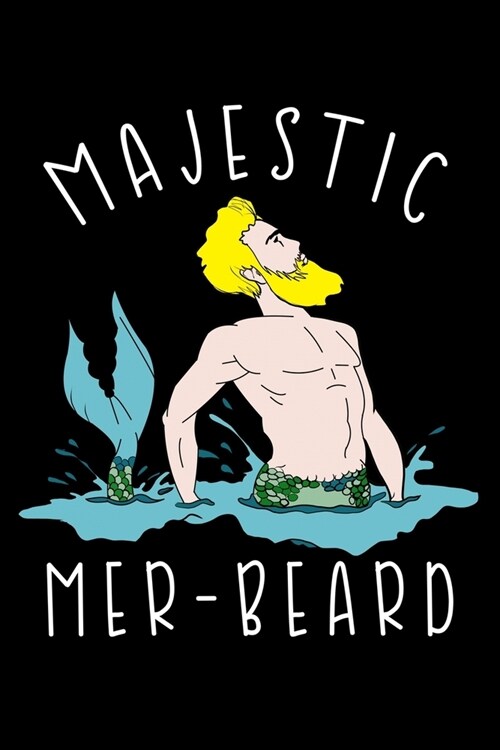 Majestic Mer Beard: Notebook Wide Rule (Paperback)