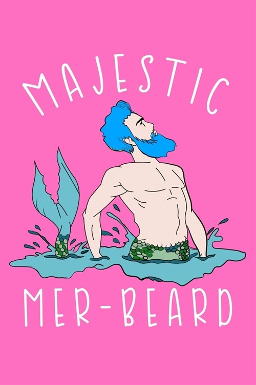 Majestic Mer Beard: Notebook Wide Rule (Paperback)