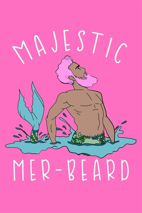 Majestic Mer Beard: Notebook Wide Rule (Paperback)