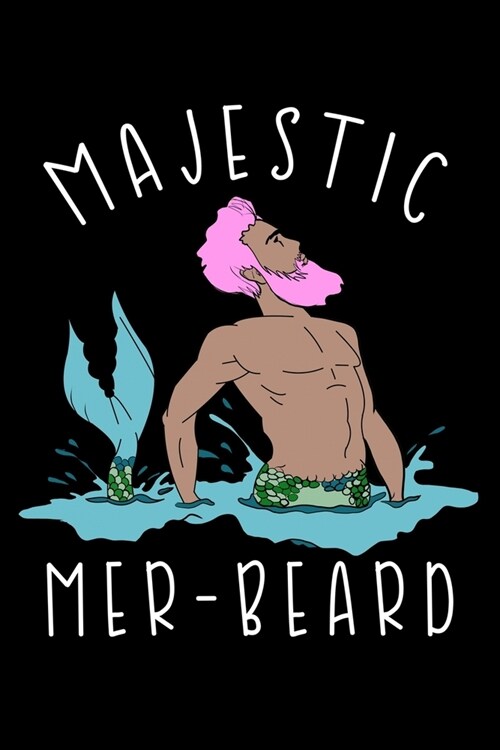 Majestic Mer Beard: Notebook Wide Rule (Paperback)