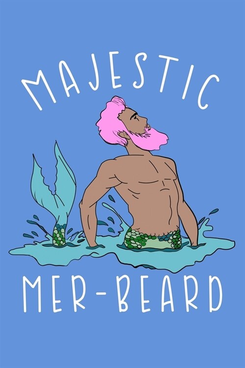 Majestic Mer Beard: Notebook Wide Rule (Paperback)