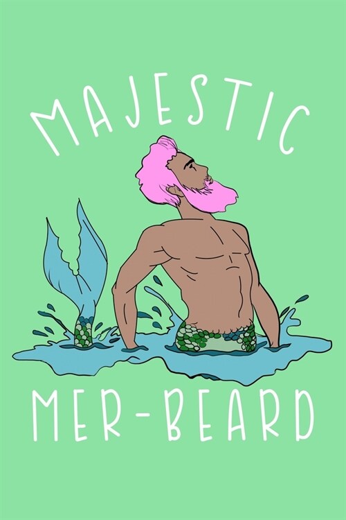 Majestic Mer Beard: Notebook Wide Rule (Paperback)