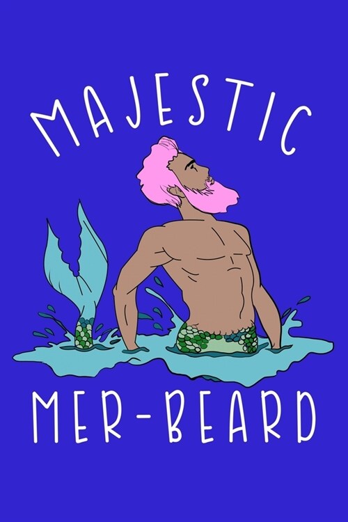 Majestic Mer Beard: Notebook Wide Rule (Paperback)