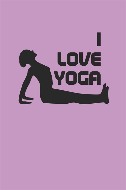 I Love Yoga: Meditation Yoga Notebook Namaste Notizbuch Yogi Om Journal 6x9 kariert squared karo (Paperback)