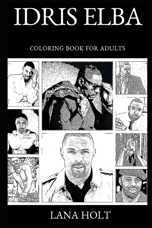 Idris Elba Coloring Book for Adults (Paperback)