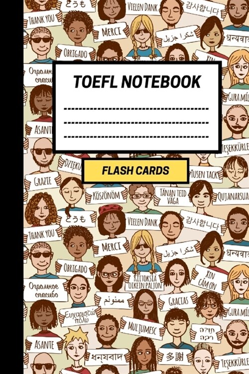 TOEFL Notebook: Create your own TOEFL vocabulary Flash cards. Includes Spaced Repetition and Lapse Tracker (480 cards) (Paperback)