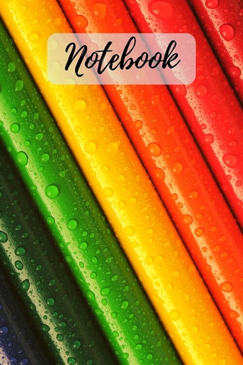 Notebook: Rainbow Colored Cute Notebook / Journal / Diary (Lined - 6 x 9 - 120 pages) (Paperback)