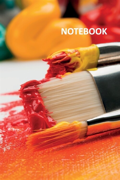 Notebook: Pinceles Nifty Composition Book Daily Journal Notepad Diary Student Paintbrush artist (Paperback)