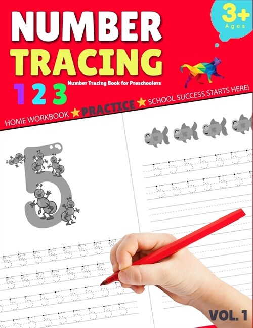 Number Tracing Book for Preschoolers: Trace Numbers 1-20 Practice Workbook for Pre K - Kindergarten, Math Kindergarten Workbook, Number Tracing Books (Paperback)