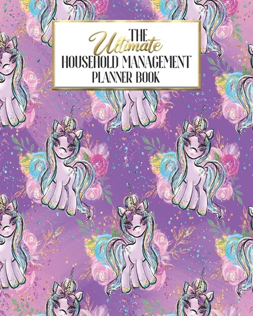 The Ultimate Household Planner Management Book: Fairy Garden Fairies Fae Mom Tracker - Family Record - Calendar Contacts Password - School Medical Den (Paperback)