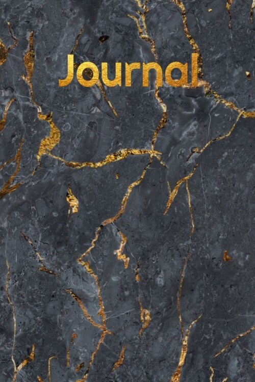 Journal: Black Marble Gold Journal (Diary, Notebook) (Paperback)