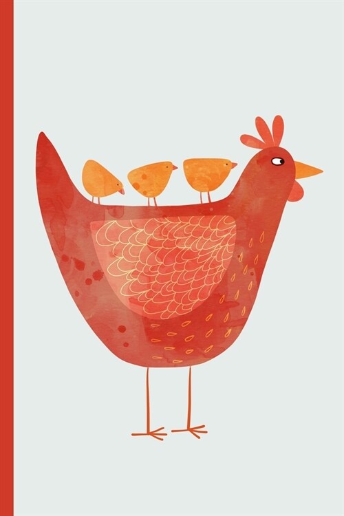 Notes: A Blank Sketchbook with Hen and Chicks Cover Art (Paperback)