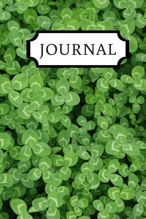 Journal: Beautiful notebook/Diary with a picture of little green leaves. It will be a joy to write in or draw in. (Paperback)