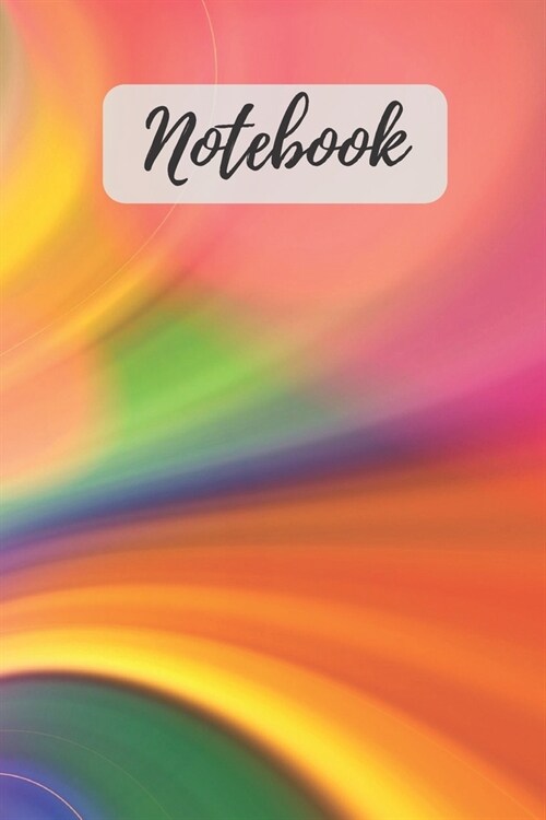 Notebook: Stylish Color Art Notebook / Journal / Diary (Lined - 6 x 9 - 120 pages) (Paperback)