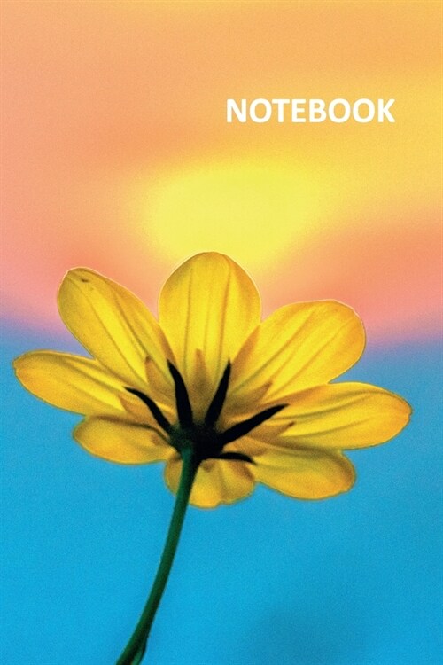 Notebook: Pretty yellow flower Chic Composition Book Daily Journal Notepad Diary Student for notes on How to become a Floricultu (Paperback)
