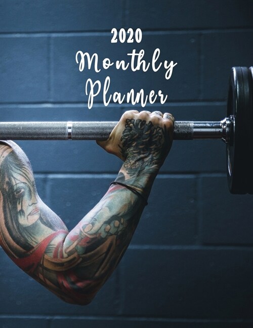 Monthly Planner 2020: Organizer To do List January - December 2020 Calendar Top goal and Focus Schedule Beautiful background Monthly and Wee (Paperback)
