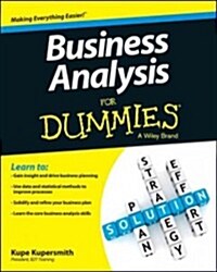 Business Analysis for Dummies (Paperback)
