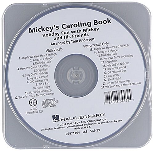 Mickeys Caroling Book (Audio CD)