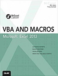 Excel 2013 VBA and Macros (Paperback)