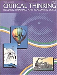 [중고] Steck-Vaughn Critical Thinking: Softcover Teacher‘s Edition (Level C) 1993 (Paperback)