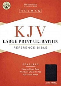 Large Print Ultrathin Reference Bible-KJV (Bonded Leather)