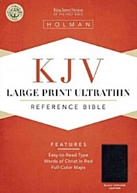 Large Print Ultrathin Reference Bible-KJV (Hardcover)